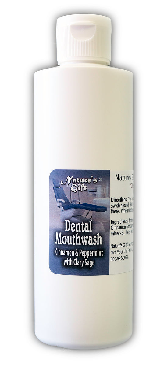 Nature's Gift® Clary Sage Dental Mouthwash Get Your Life Back LLC