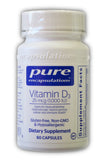 Pure Encapsulations® Vitamin D3 25 mcg ( 60 capsules )
