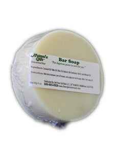 Nature's Gift(R) Round Shaving Bar with Sandalwood.