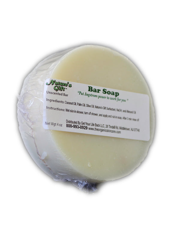 Nature's Gift(R) Round Shaving Bar with Sandalwood.