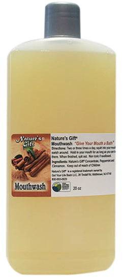 NATURE'S GIFT MOUTH WASH/BODY WIPE