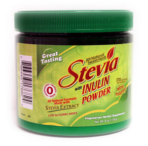 All Natural Sweet Herb Stevia with Inulin Powder 6oz